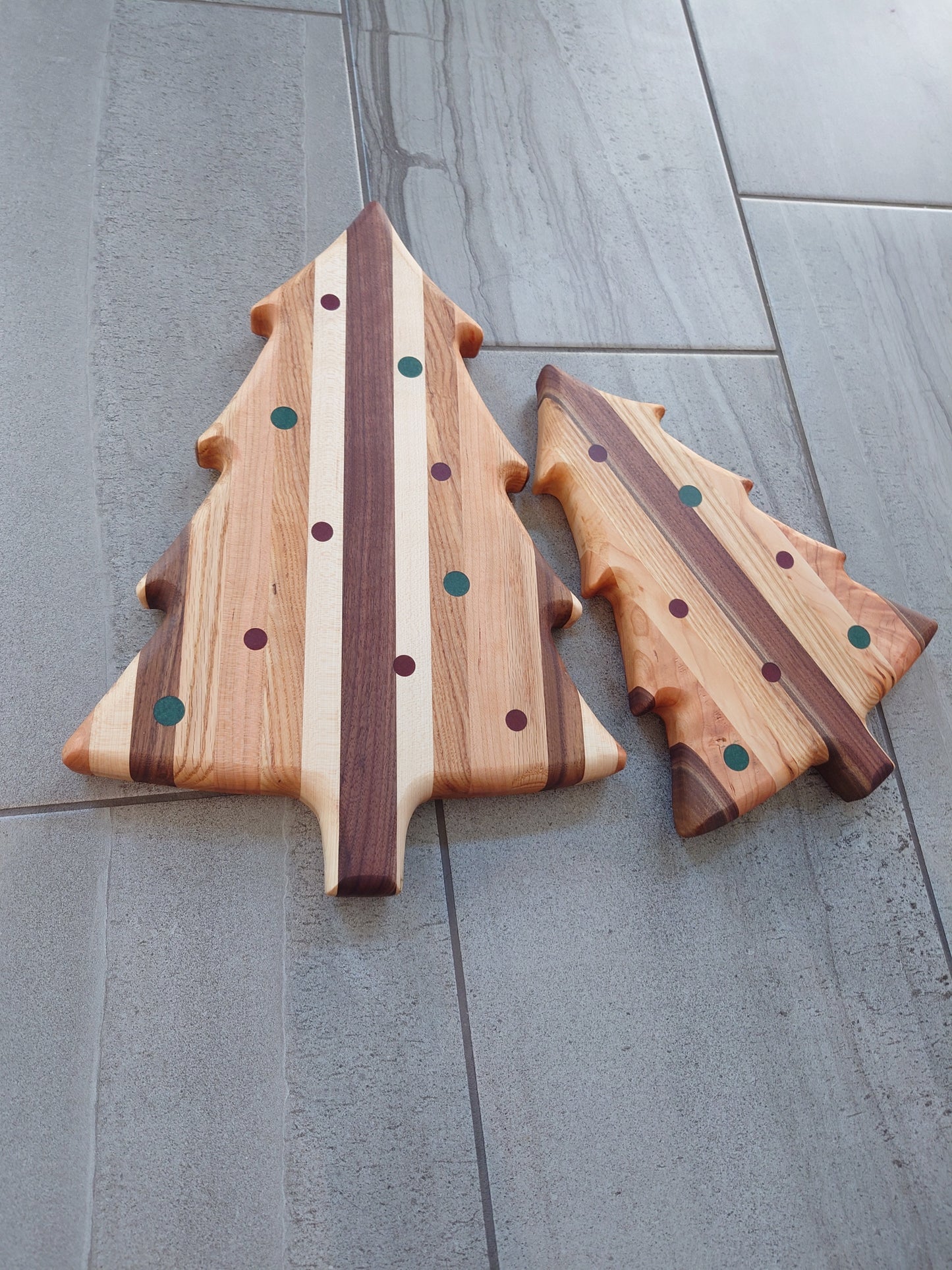 Christmas tree Cutting Board Set