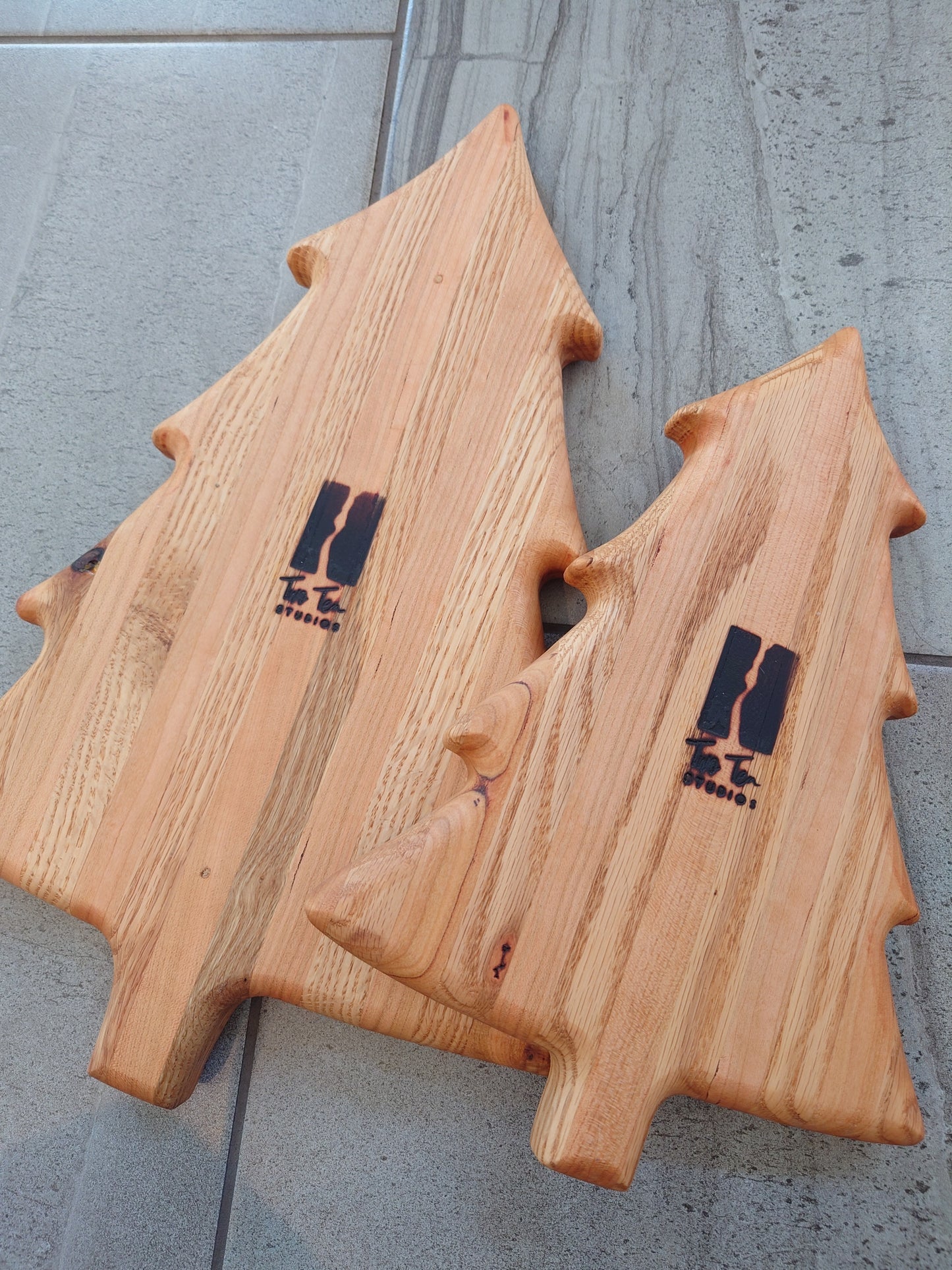 Christmas tree Cutting Board Set