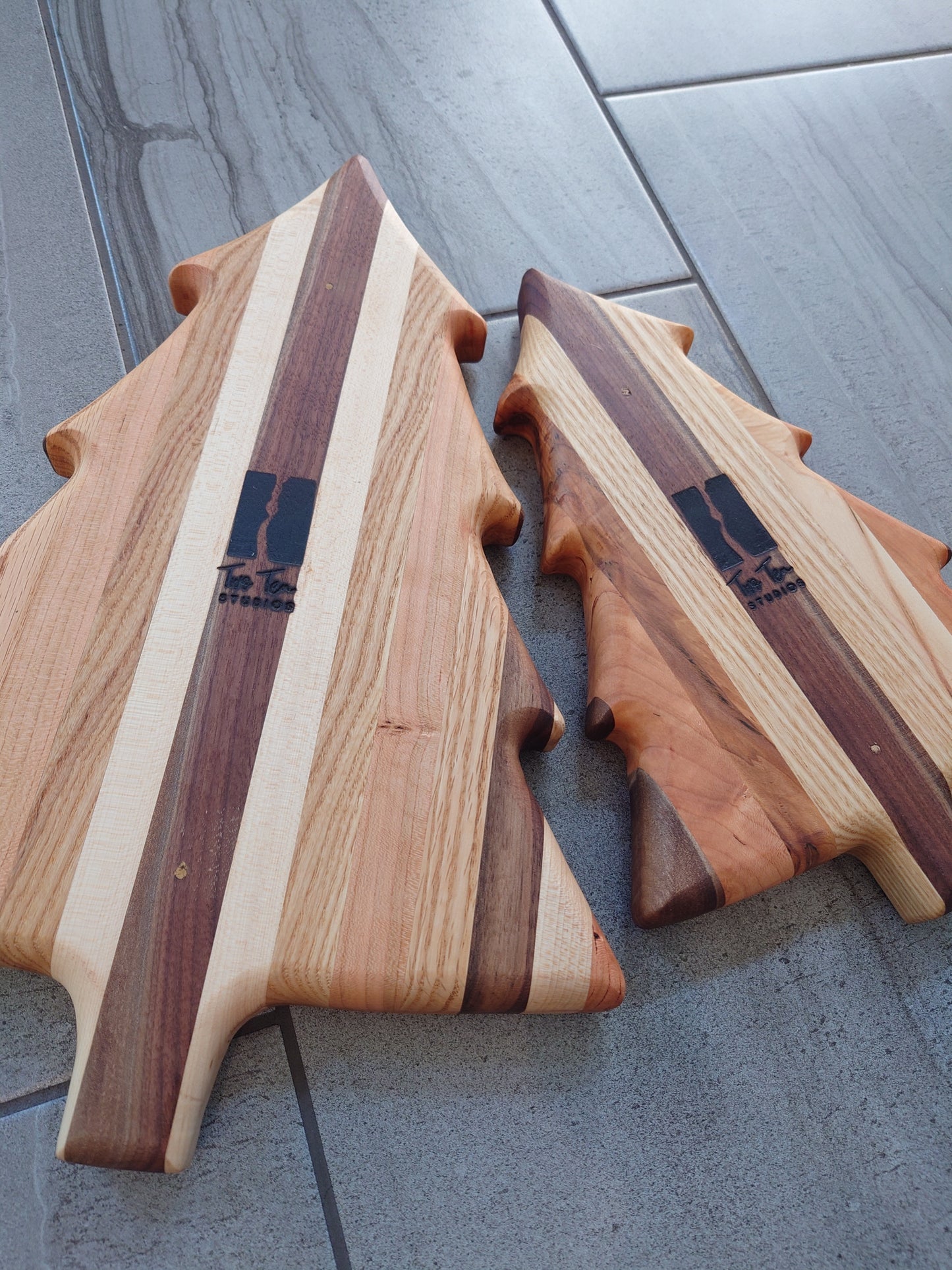 Christmas tree Cutting Board Set